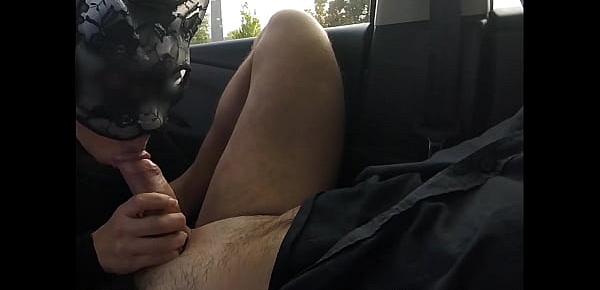  Hot Milf in Public Car parking suck Big cock of a stranger for her Husband - MissCreamy